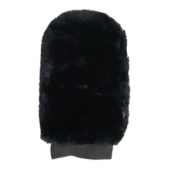 Grooming Glove Sheepskin Black