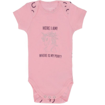 Short-sleeved bodysuit Bobby Light Pink