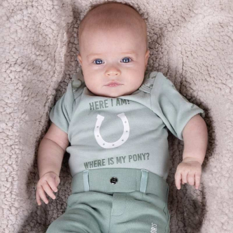 Short-sleeved bodysuit Bobby Light Green