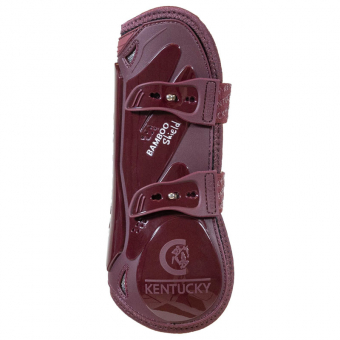 Tendon Boots Bamboo Elastic Bordeaux