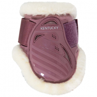 Fetlock Boots Young Vegan Sheepskin Old Pink