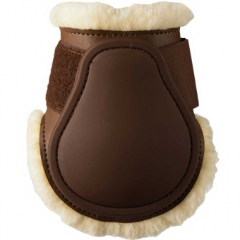 Young Horse Sheepskin Fetlock Boots Brown