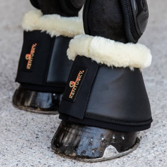 Bell Boots Sheepskin Leather Black