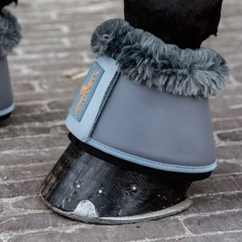 Bell Boots Sheepskin Leather Grey