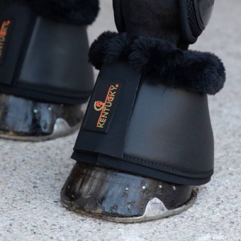 Bell Boots Synthetic Leather Sheepskin Black