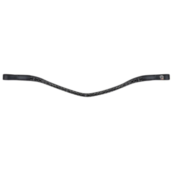 Browband Glam X-Line Black/Black