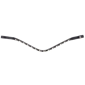 Browband Glam X-Line Black/White/Grey