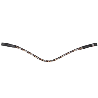 Browband Glam X-Line Black/Brown/Gold/Silver