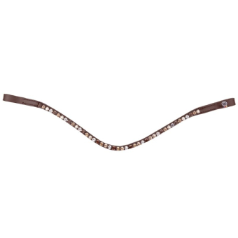 Browband Glam X-Line Black/Brown/Gold/Silver