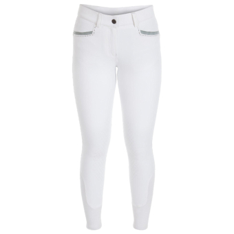 Riding Breeches Safir Super-X High Knee Grip White