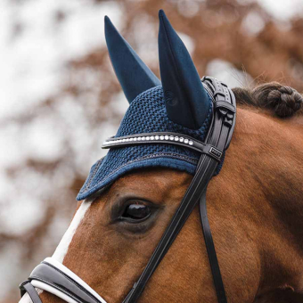 Ear Bonnet Charm Competition Soundless Navy Blue