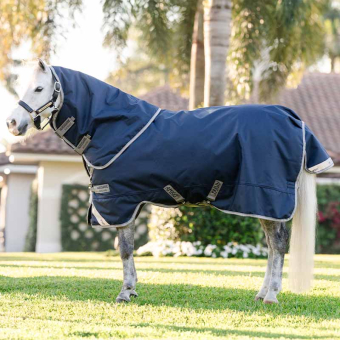 Rain Rug Amigo 1200D Plus Pony 0g Navy/Grey/Silver