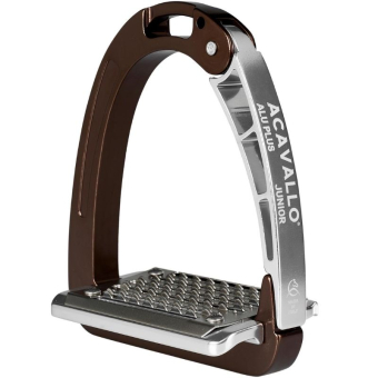 Stirrups Kids/Junior Arena Aluplus Brown