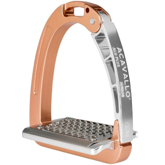 Stirrups Kids/Junior Arena Aluplus Rose Gold
