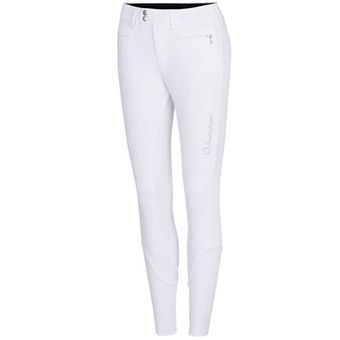 Adele Breeches Knee-Grip White