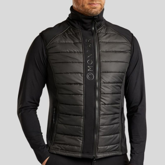 Men's Hybrid Vest Emanuel Softshell Black