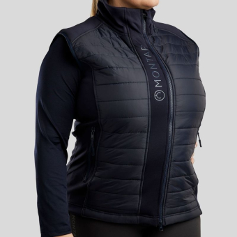 Hybrid Vest Emma Softshell Curve Navy Blue