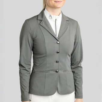 Competition Jacket MoKira Softshell Gun Metal Crystals Grey