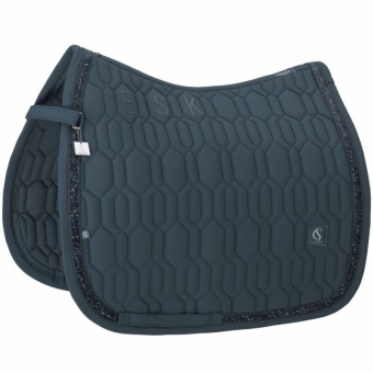 Dressage Saddle Pad Softshell Jewel Classic Sports Green