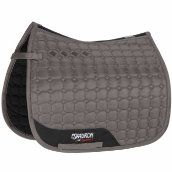 Dressage Saddle Pad Glossy Compact Grey