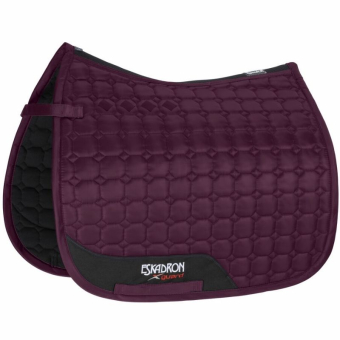 Dressage Saddle Pad Glossy Compact Bordeaux