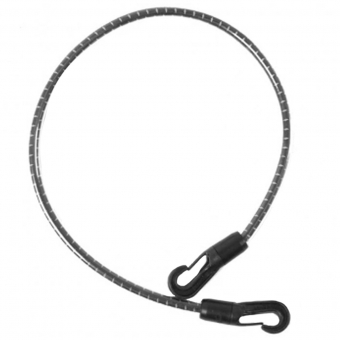 Elastic PVC Tail Strap Black