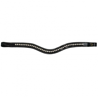V-shaped Browband Swarovski DC Black