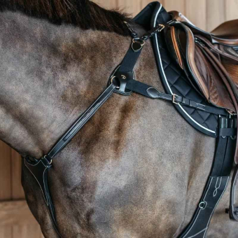 5-point Breastplate Elastic Dyon Collection Black
