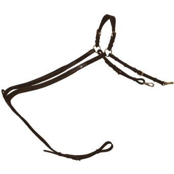 Breastplate Plaited Dyon Collection Brown