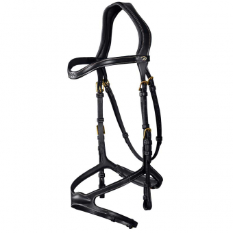 X-Fit Anatomical Bridle DC Black