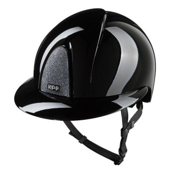 Riding Helmet Smart Nova Metal Polish Polo Star Black/Silver 