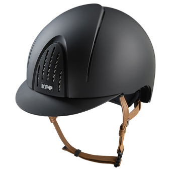 Riding Helmet Smart Nova Matt Beige Strap Black