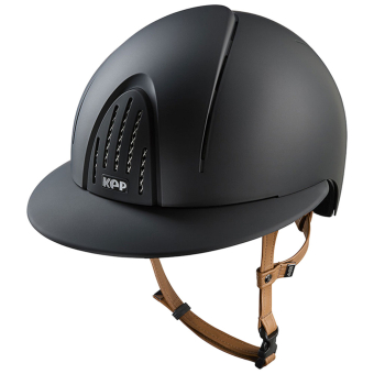 Riding Helmet Smart Nova Matt Polo Beige Strap Black