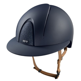 Riding Helmet Smart Nova Matt Polo Star Beige Strap Navy/Navy