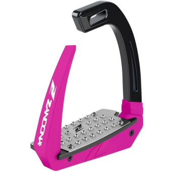Safety Stirrups Omnia Black/Fuchsia