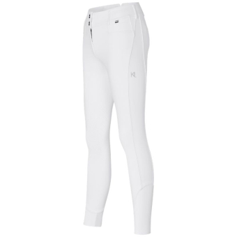 Riding Breeches KLKira H Shape Knee Grip White
