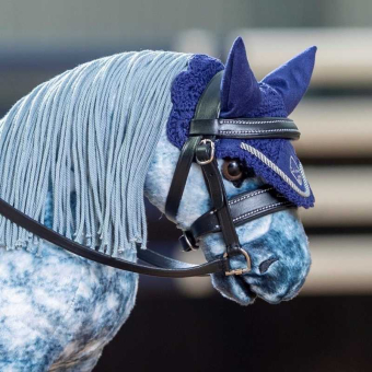 Ear Bonnet Toy Pony Classic Navy Blue
