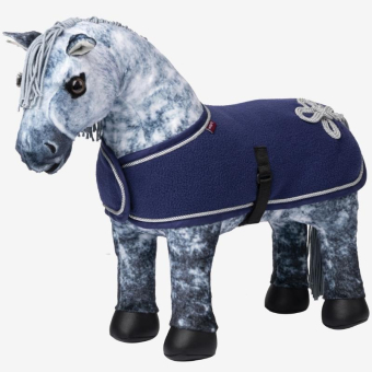 Fleece Rug Toy Pony Navy Blue