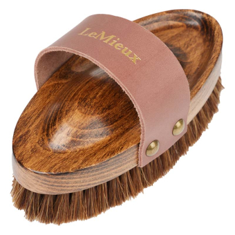 Grooming Brush Artisan Soft Speckled Brown