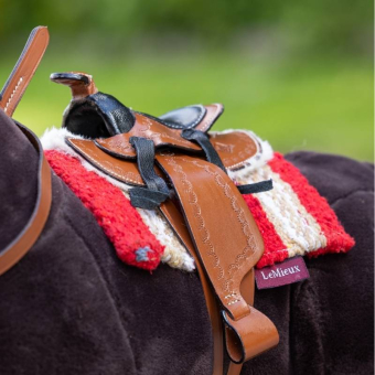 Western Saddle Toy Pony Brown