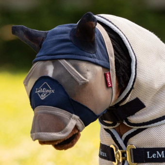 Fly Mask Toy Pony Grey/Navy
