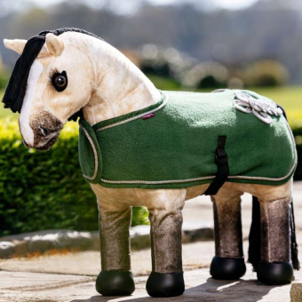 Fleece Rug Toy Pony Green