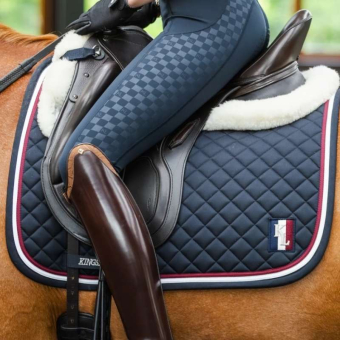 Dressage Saddle Pad Classic Navy Blue