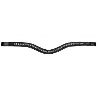Browband V-shape Swarovski NE Black