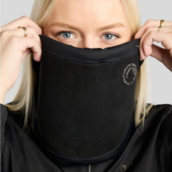 Neck collar MoEllie Fleece Crystals Black