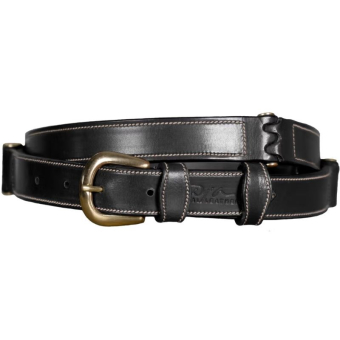 Belt Flat Leather Black