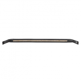 Browband Klinker Black/Gold