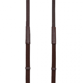Woven Ribbed Reins 5/8