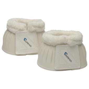 Fleece Rubber Bell Boots White