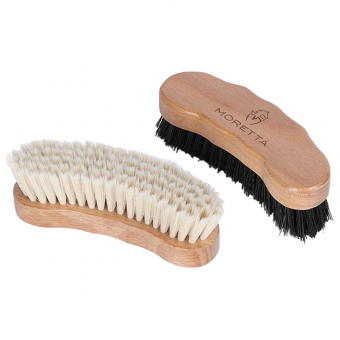 Shoe Brush Set 2-Pack Black/Natural